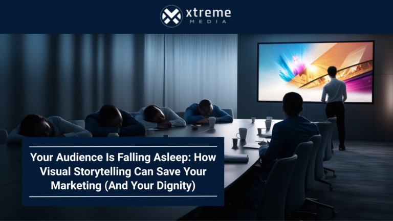 Your Audience Is Falling Asleep: How Visual Storytelling Can Save Your Marketing (And Your Dignity)